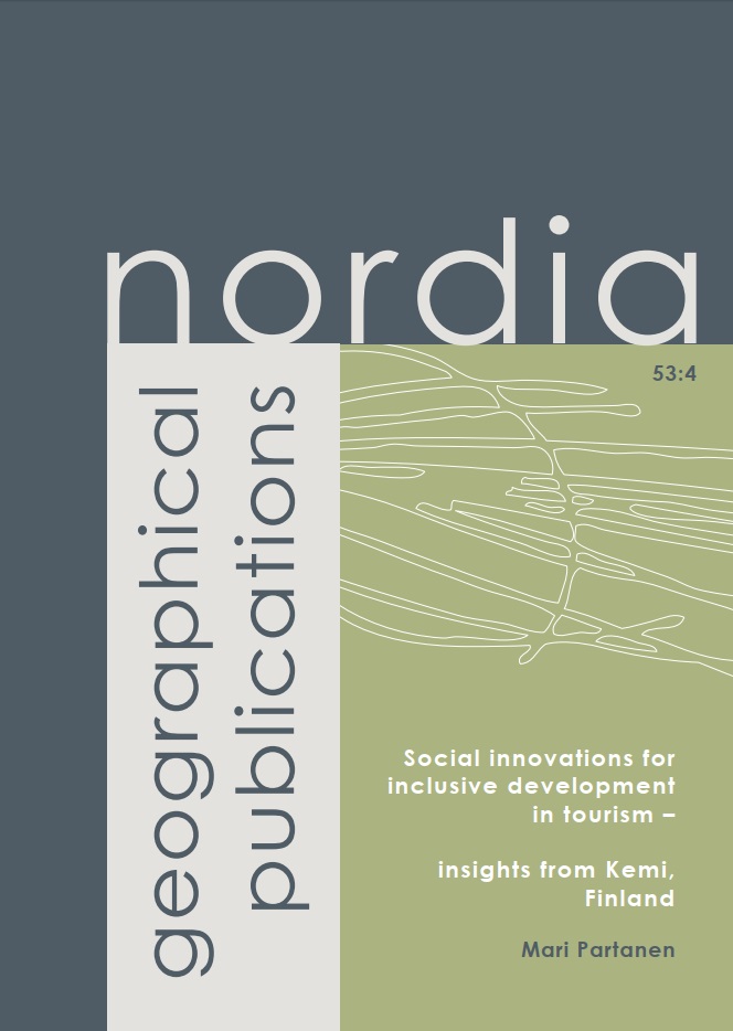 					View Vol. 53 No. 4 (2024): Social innovations for inclusive development in tourism – insights from Kemi, Finland
				