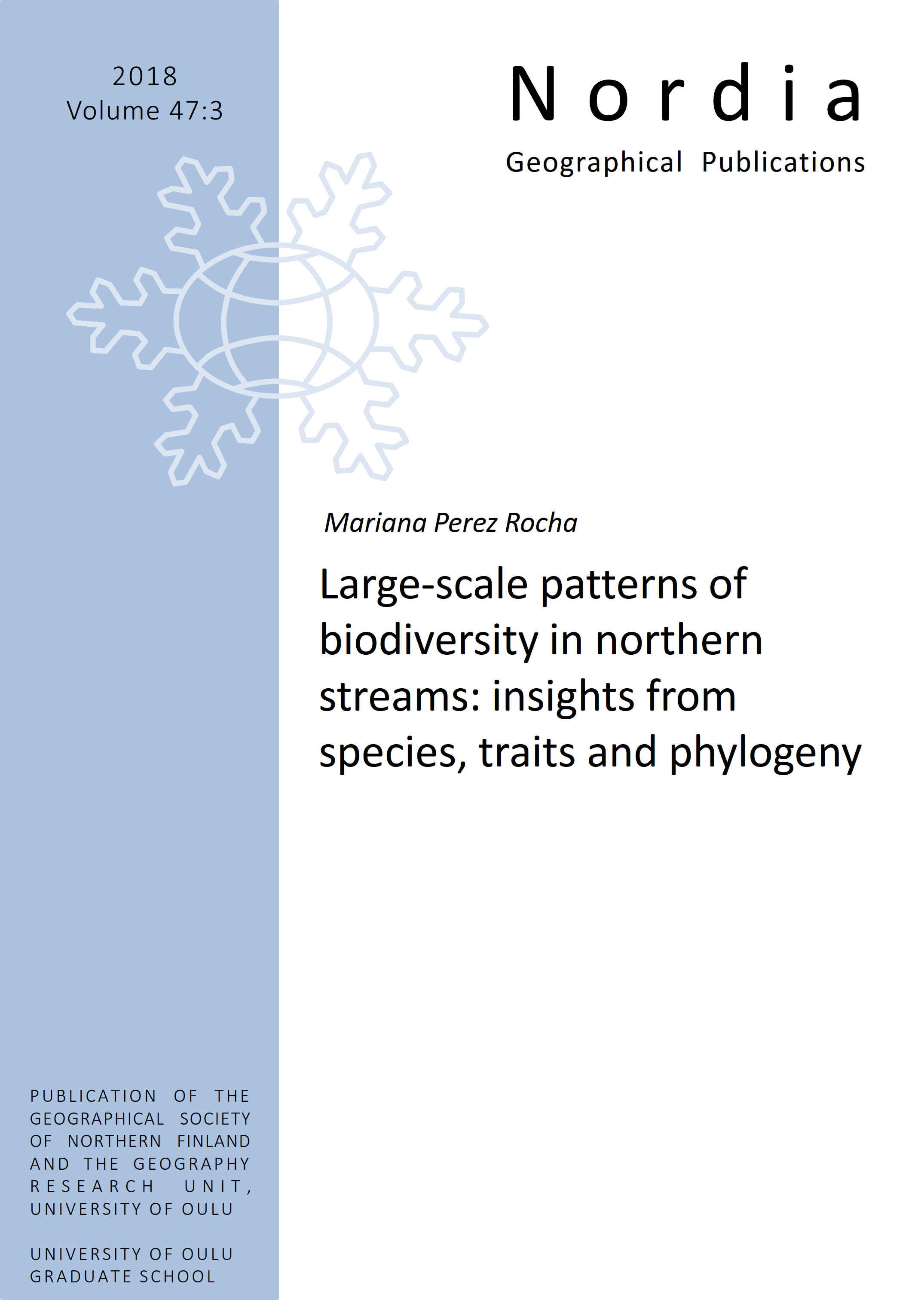 					View Vol. 47 No. 3 (2018): Large-scale patterns of biodiversity in northern  streams: insights from species, traits and  phylogeny
				