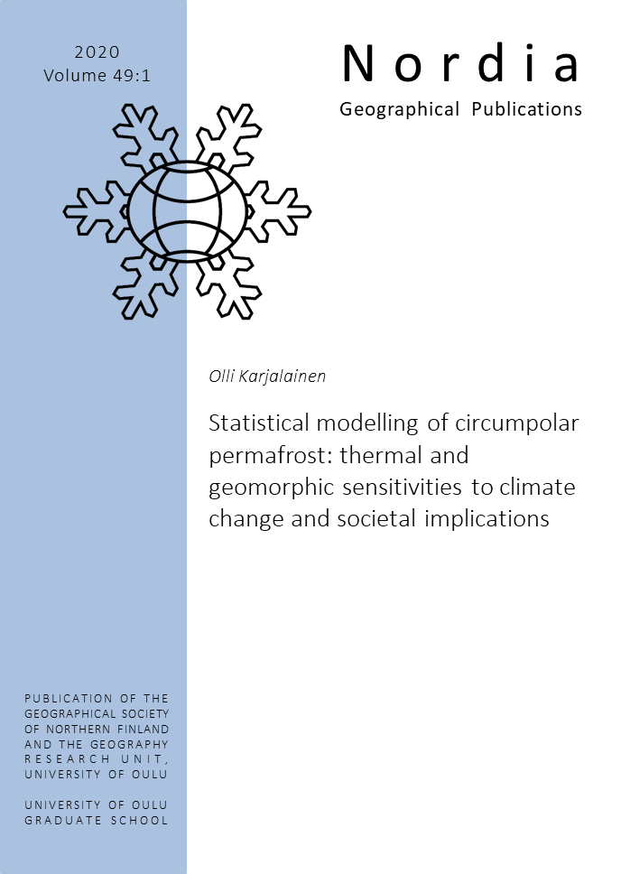 					View Vol. 49 No. 1 (2020): Statistical modelling of circumpolar permafrost: thermal and geomorphic sensitivities to climate change and societal implications
				