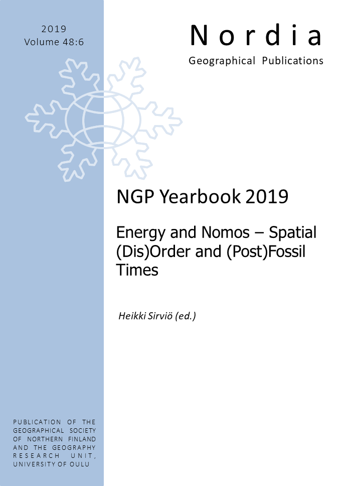 					View Vol. 48 No. 6 (2019): NGP Yearbook 2019 Energy and Nomos – Spatial (Dis)Order and (Post)Fossil Times
				